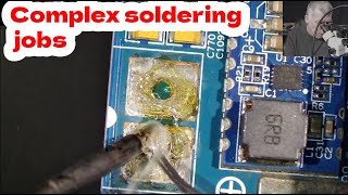 Complex soldering jobs  When solder iron and hot air is not enough for a solder