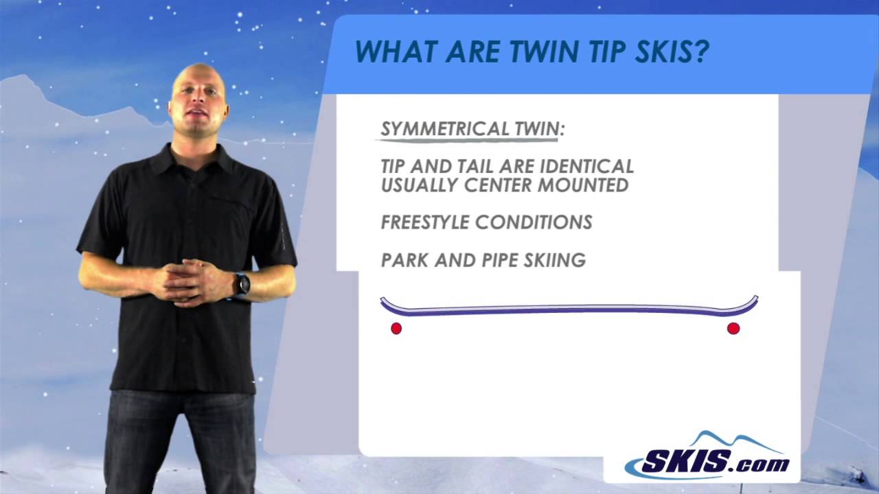Types of Twin Tip Skis by Skis com - YouTube