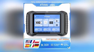 A must-have product! XTOOL D8S Automotive Diagnostic Tool Online ECU Coding VAG Guided Topology Ma