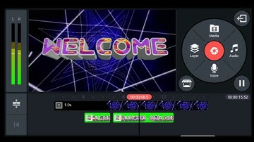 How to make Cool Youtube 3D intro using Kinemaster - Two way motion effect