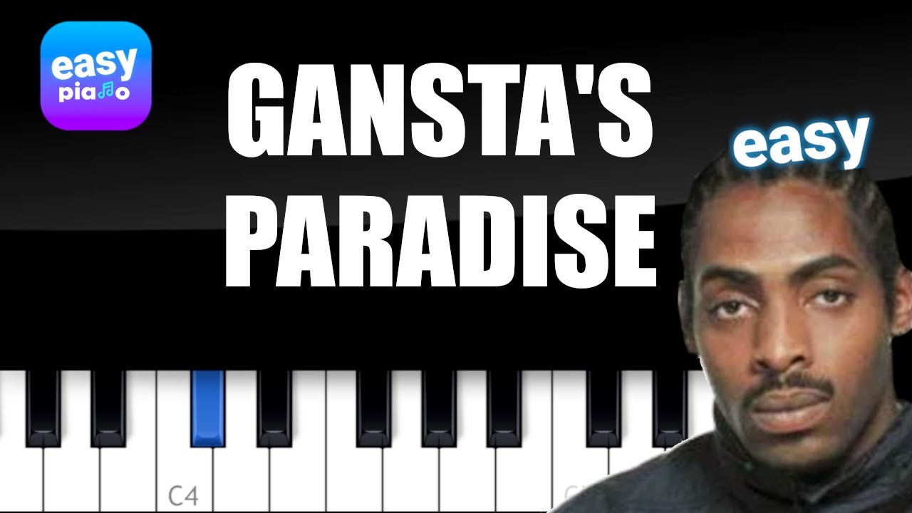 How To Play Gangsta's Paradise On Piano #piano #pianotutorial