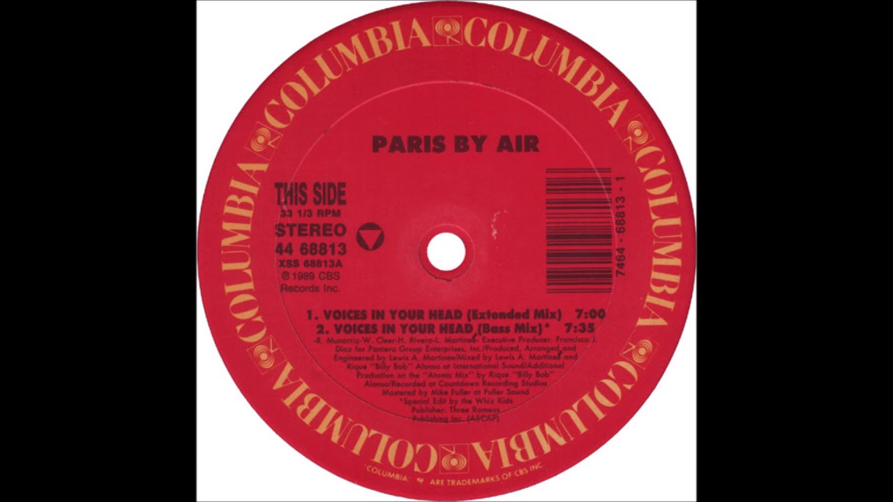 Paris By Air - Voices In Your Head (12'' Single) [HQ Vinyl