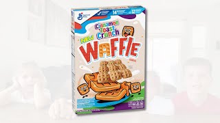 Cereal Time: Cinnamon Toast Crunch Waffle!