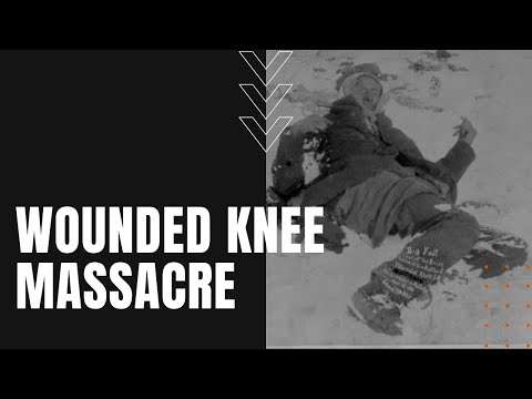 Wideo: 29 grudnia: Masakra kawalerii w USA Ponad 150 rdzennych Amerykanów Lakota, w tym kobiety i dzieci, w pobliżu Wounded Knee Creek