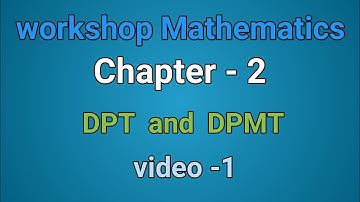 Workshop Mathematics DPT  and  DPMT video-1
