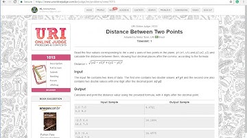 URI Online Judge Solutions in Java - Problem 1015