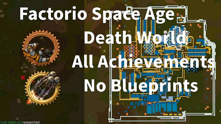Factorio Space Age Death World 100% Achievements, No preloaded Blueprints, Part 1