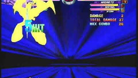 MvC2: Megaman 2x Throw to HMM High Damage Sequence