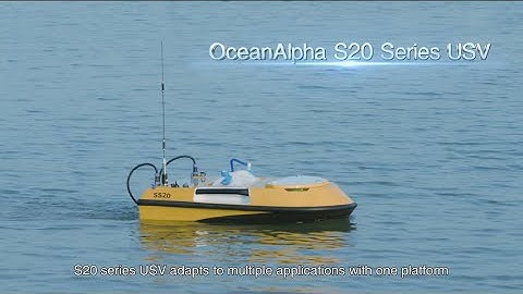 OceanAlpha S20 Series Small Unmanned Surface Vehicle, One Platform, Multiple Applications