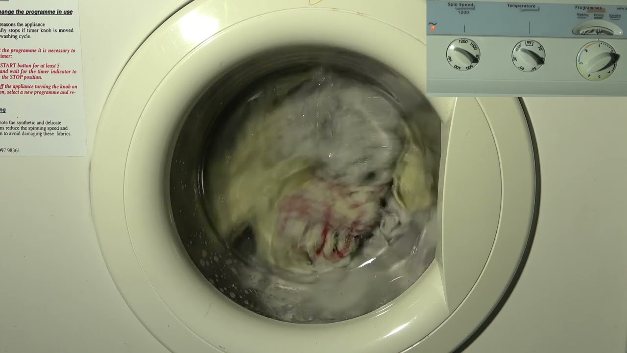 Whirlpool Inspirations AWM328 / Rinses and spins