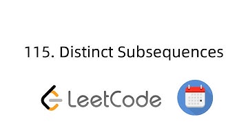115.Distinct Subsequences不同的子序列【LeetCode单题讲解系列】