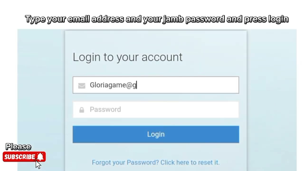 HOW TO ACCESS YOUR JAMB CAPS