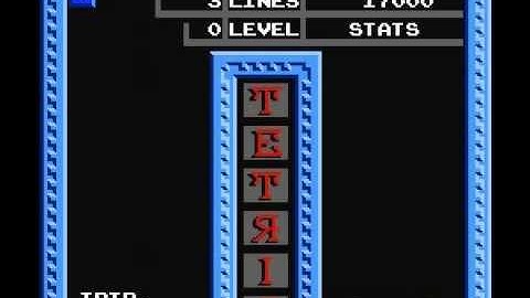 Tetris (Tengen) - Drop Piece To Clear Lines