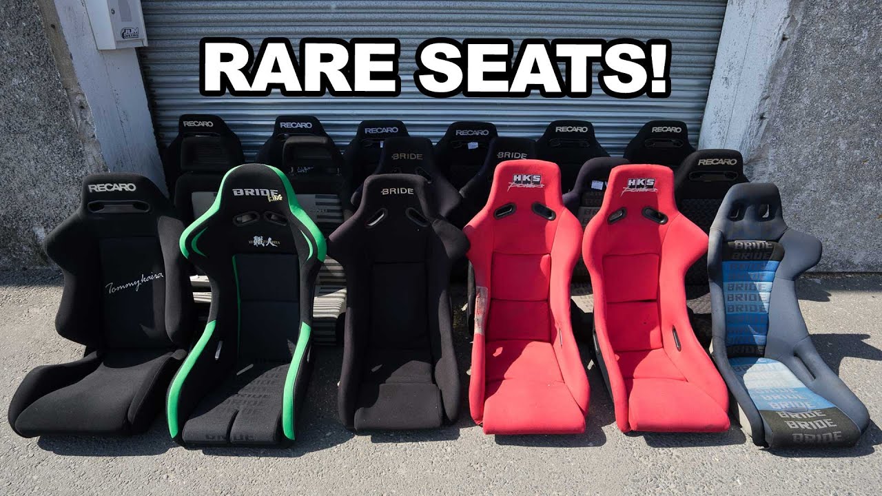 A RARE JDM Seat collection, Bride, HKS, Drift King etc YouTube