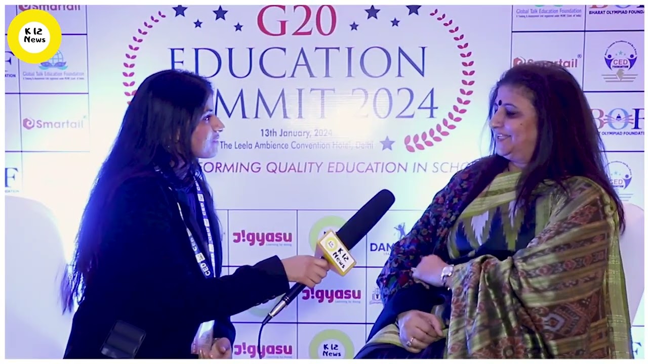 Dr. Nidhi Sirohi, G.D Goenka Global School, Noida During G20 EDUCATION SUMMIT 24 Organised by CED