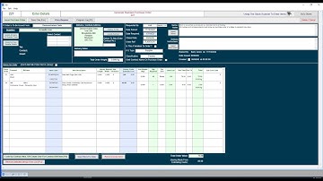 Scanning Items Into A Purchase Order