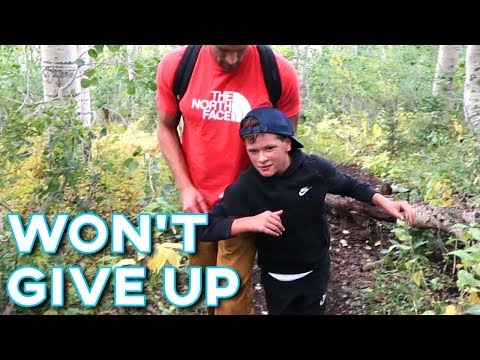 Video NEVER NEVER GIVE UP | SON MAKES IT TO 9,000FT ON HIS... - youtube