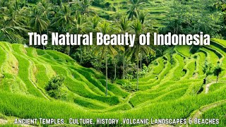 The Natural Beauty of Indonesia : Ancient Temples, Culture, History Volcanic Landscapes & Beaches