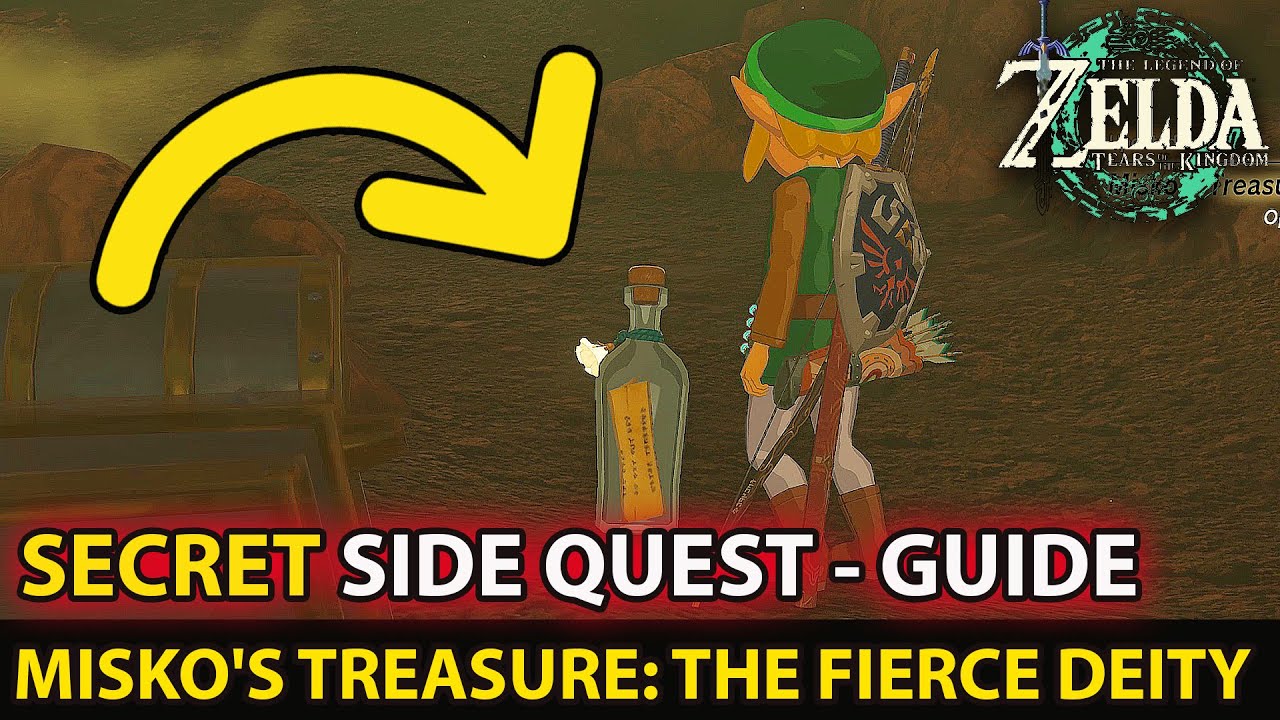 Side Quest (Misko's Treasure: The Fierce Deity) Guide The Legend of Zelda Tears of the Kingdom