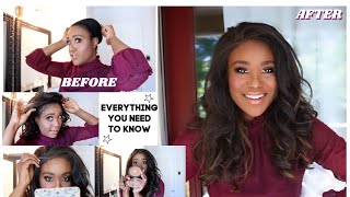 EVERYTHING TO KNOW ABOUT MY HAIR- How to make your wig look natural + install a lace front wig !