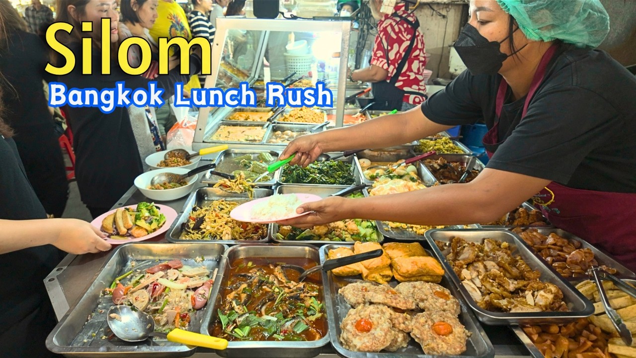 [Бангкок] Обойти все 3 рынка уличной еды Силома в обед🍢