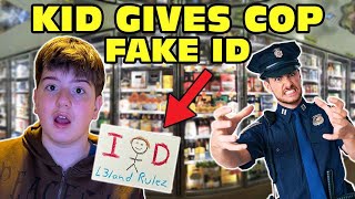 Kid Temper Tantrum Pulled Over And Shows FAKE ID To Cop! - Arrested! [Original]