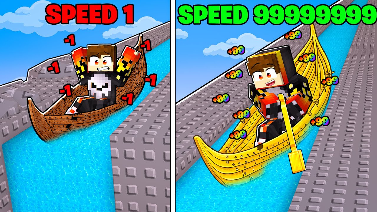 I Made the FASTEST BOAT Sail Down a River in Roblox!