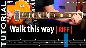 Cómo tocar Walk This Way de Aerosmith (RIFF en guitarra eléctrica)  guitarraviva