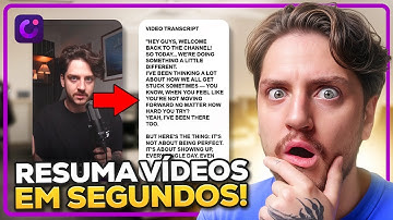 Como RESUMIR VÍDEOS do YouTube em SEGUNDOS com IA