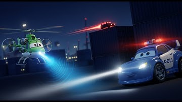 🔦 The Invisible Thief! Harbor Mystery & Thermal Rescue | Robocar Poli | Kids Cartoons