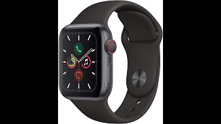 [開封レビュー]Apple Watch Series 5(GPS + Cellularモデル)- 44mmスペースグレイアルミニウムケースとブラックスポーツバンド