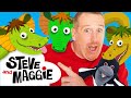Steve and Maggie on a Crazy Monster Hunt! | Dragon, Witch, Ogre and Wizard for Kids | Wow English TV