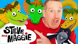 steve and maggie on a crazy monster hunt dragon witch ogre and wizard for kids wow english tv