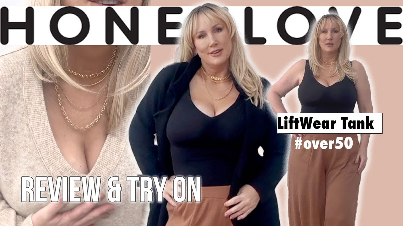HONEYLOVE Liftwear Tank Review & Try On // Curvy Over 50 Discount