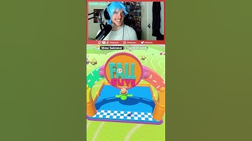 TWITCH STREAMER SPEAKS TOO SOON WHILE PLAYING CUSTOM FALL GUYS MAP!