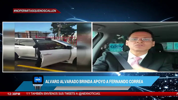 lvaro Alvarado brinda apoyo a Fernando Correa #NoP...