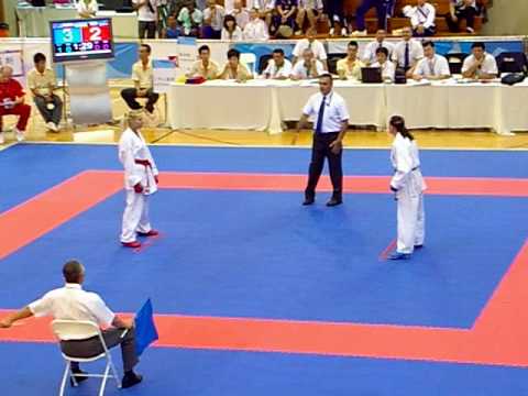 TWG 2009 in Taiwan Karate WOMEN, KUMITE -60KG Gold...