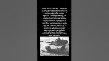 Thumbnail of Miracle in the Yom Kippur War #history #israel #war #military