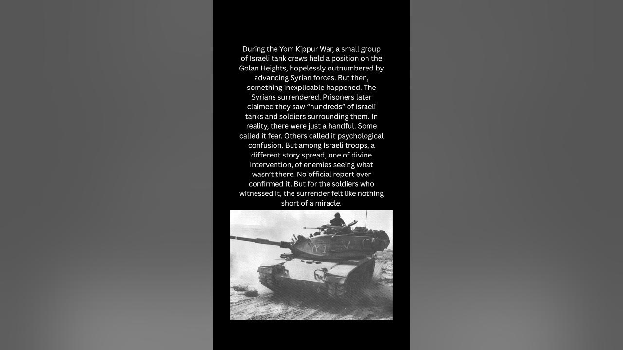 Miracle in the Yom Kippur War #history #israel #war #military
