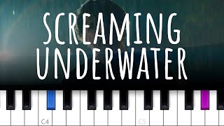 Screaming Underwater ~ Alex Warren (piano tutorial)