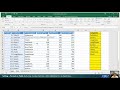 MS-Excel - Format as Table (Converting the data range into Table) #024