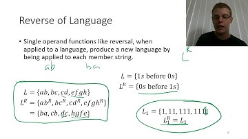 [2a-2] Operations on Strings and Languages (COMP2270 2017)