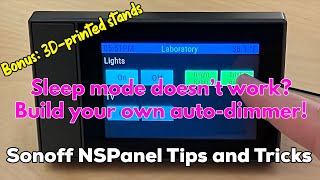How to make a Sonoff NSPanel turn off the screen when you're not using it