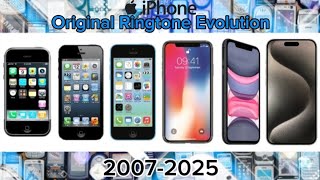 Apple Iphone Original Ringtone Evolution 20072025 iphoneiphoneevolutioniphonefanpageiphonephone