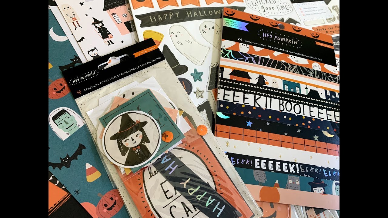Scrapbook.Com Haul! Crate Paper HEY Pumpkin