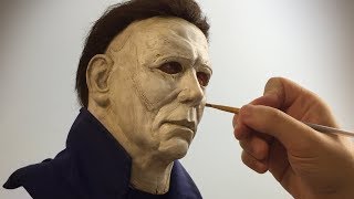 Michael Myers Sculpture Timelapse - Halloween