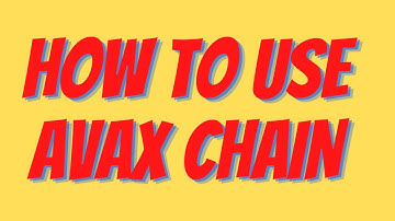 HOW TO GET CRYPTO ON THE AVAX CHAIN