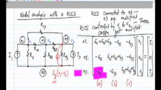 ⁣Mod-01 Lec-07  Nodal analysis with voltage sources and controlled sources; Brief introduction