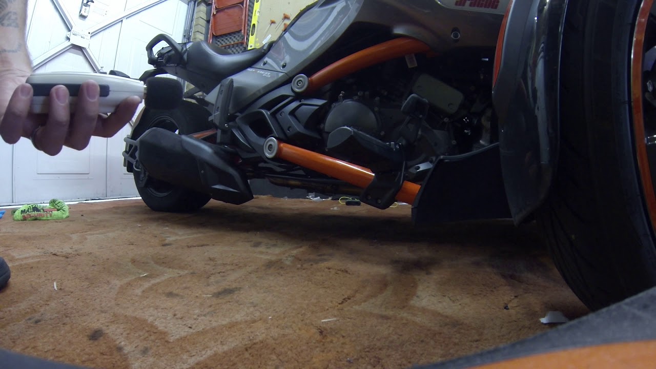 Canam spyder f3s Lamonster pipe DB test YouTube