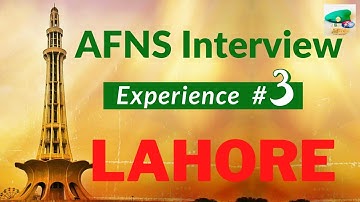 AFNS Interview Experience | AFNS Recommended Candidate | AFNS Interview 2022